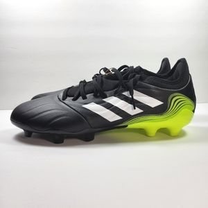 Adidas Copa Sense.3 FG Black Solar Yellow Men Cleats Soccer Sneakers Shoe FW6514